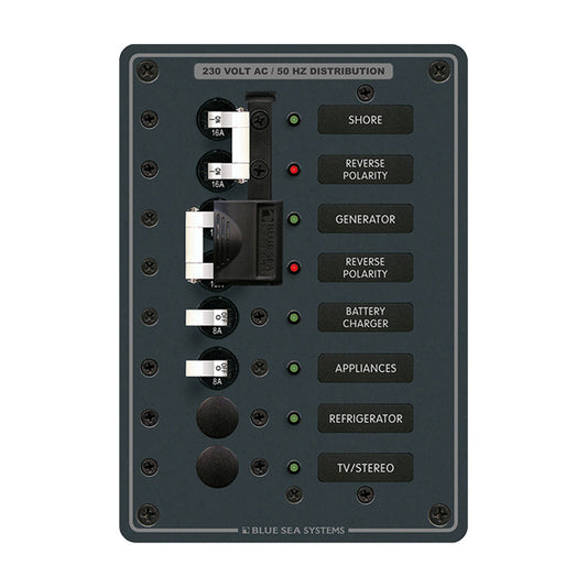 Blue Sea 8567 AC Toggle Source Selector (230V) - 2 Sources + 4 Positions | SendIt Sailing