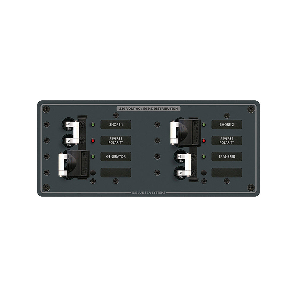 Blue Sea 8598 AC Toggle Source Selector (230V) - 3 Source | SendIt Sailing
