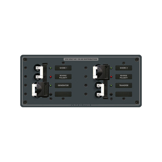 Blue Sea 8598 AC Toggle Source Selector (230V) - 3 Source | SendIt Sailing