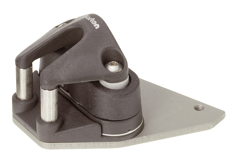 Barton Marine End Fitting Cleat Plate 70 Degree to Track (Pair), 26mm Track | SendIt Sailing