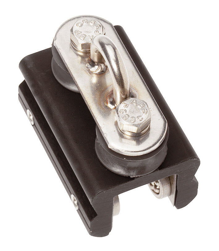 Barton Marine Mainsheet Traveller 4 Wheels with Contol Line sheave 24mm | SendIt Sailing