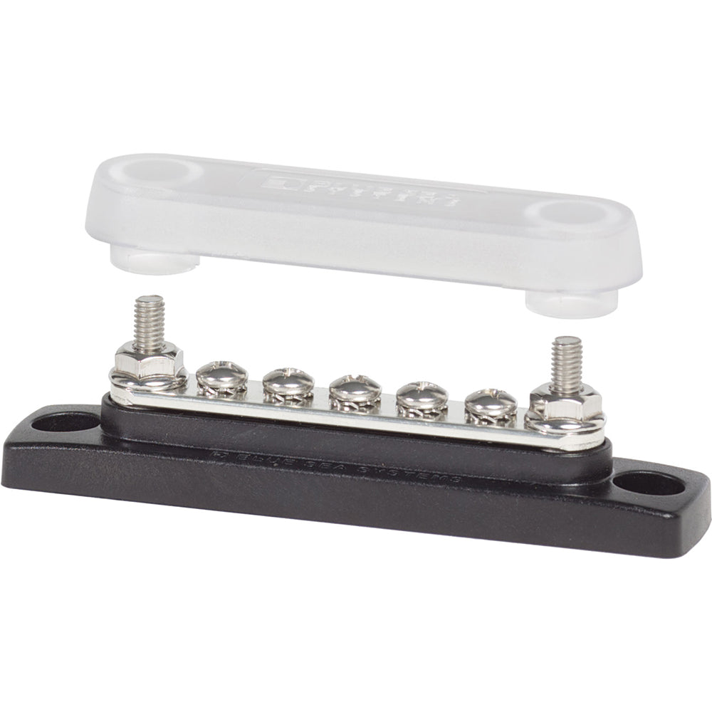 Blue Sea 2314 MiniBus 100 Ampere Common BusBar 5 x 8-32 Screw Terminal with Cover | SendIt Sailing