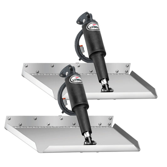 Lenco 12in x 12in Edge Mount Trim Tab Kit without  Switch Kit 12V | SendIt Sailing