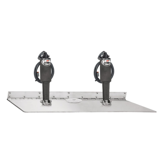 Lenco 16in x 30in 24V Dual Actuator Super Strong Trim Tab Kit with o Switch Kit | SendIt Sailing