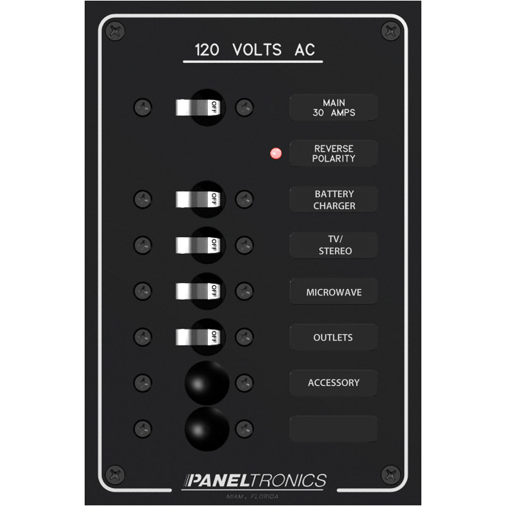 Paneltronics Standard AC 6 Position Breaker Panel & Main | SendIt Sailing