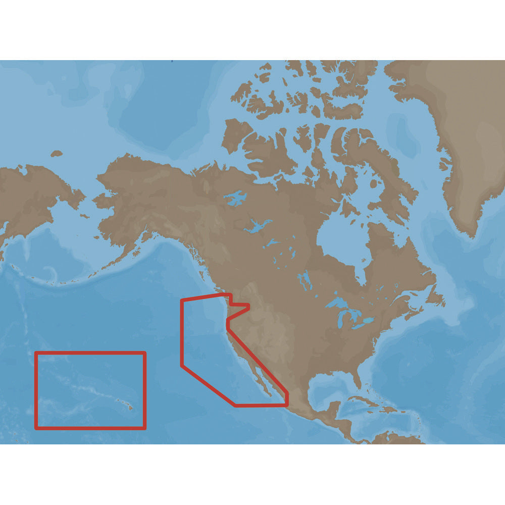C-MAP MAX NA-M024 - U.S. West Coast & Hawaii - SD Card | SendIt Sailing