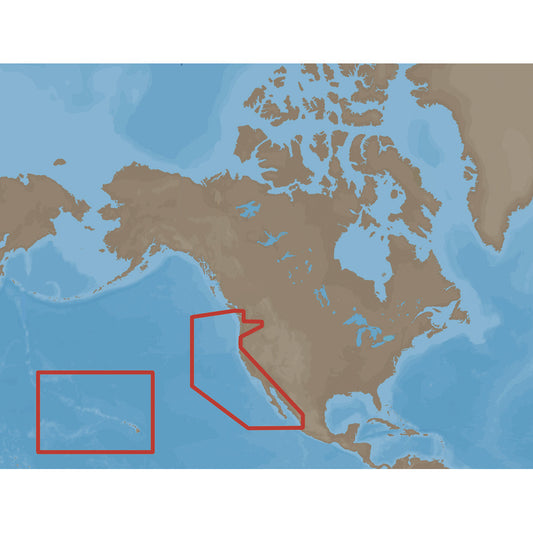 C-MAP MAX NA-M024 - U.S. West Coast & Hawaii - SD Card | SendIt Sailing