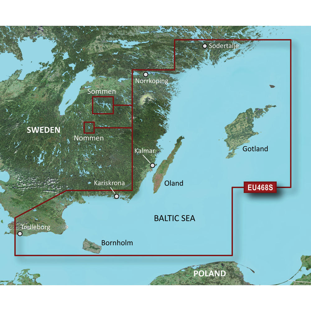 Garmin BlueChart g3 Vision HD - VEU468S - Sodertalje to Trelleborg - microSD/SD | SendIt Sailing