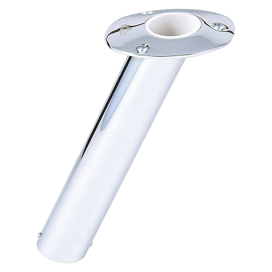 Lee's 30 degree Stainless Steel Flush Mount Rod Holder - 2.25in OD | SendIt Sailing