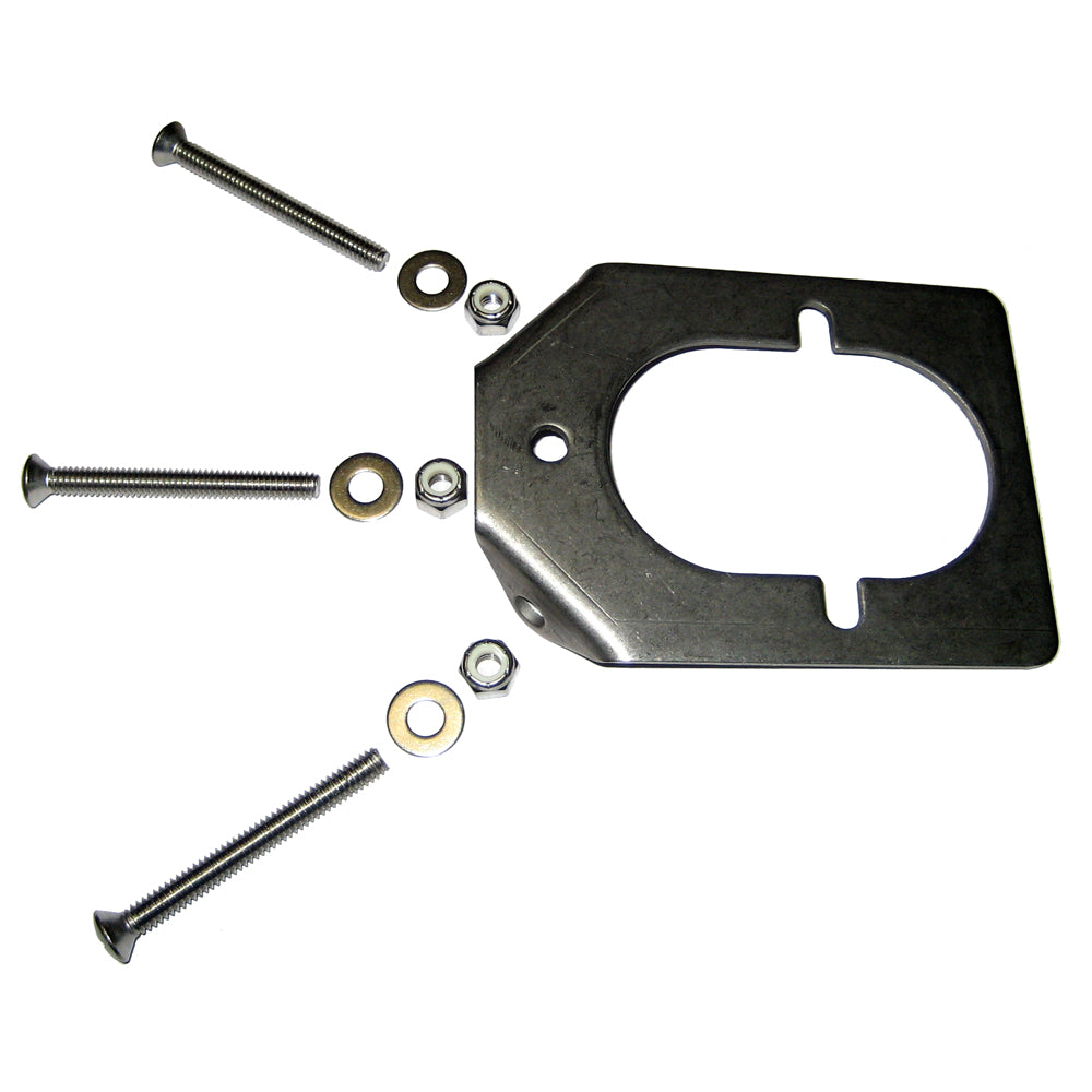 Lee's Stainless Steel Backing Plate for Medium Rod Holders | SendIt Sailing