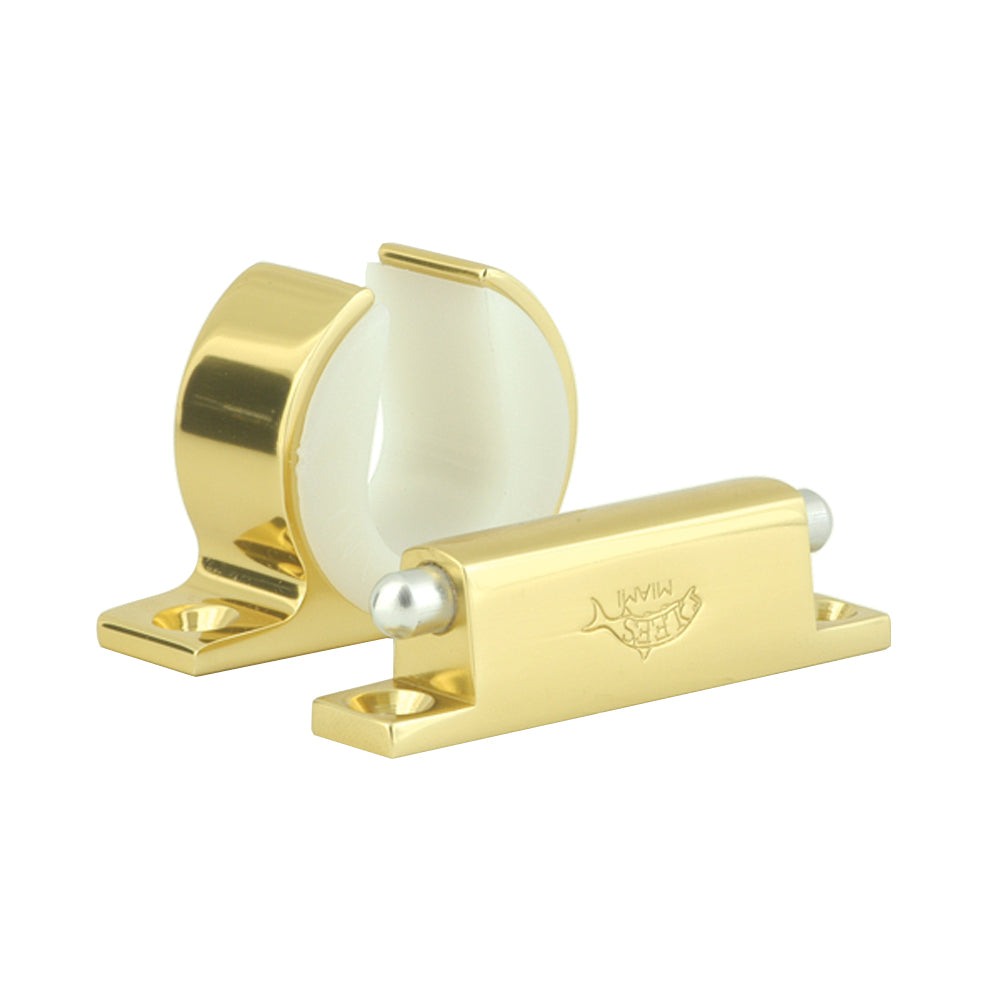 Lee's Rod and Reel Hanger Set - Penn International 50VSW, 50TW, 50SW - Bright Gold | SendIt Sailing