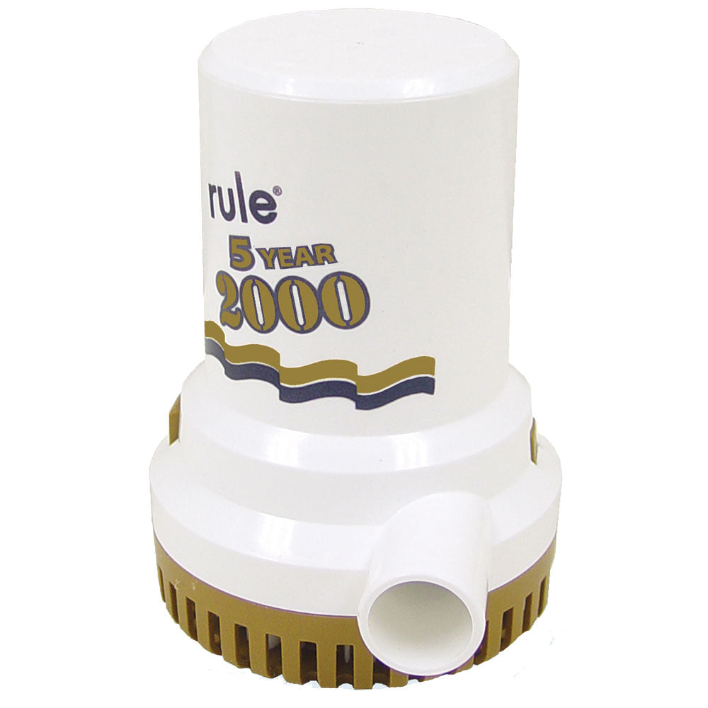 Rule 2000 G.P.H. inGold Seriesin Bilge Pump | SendIt Sailing