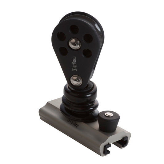 Barton Marine Stand Up Block 54mm Plain Bearing Sheave Size 5 on 32mm Slide With Plunger (32mm T Track) | SendIt Sailing