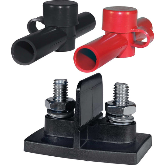 Blue Sea 2016 Dual PowerPost Cable Connectors - 2 X 5/16in | SendIt Sailing