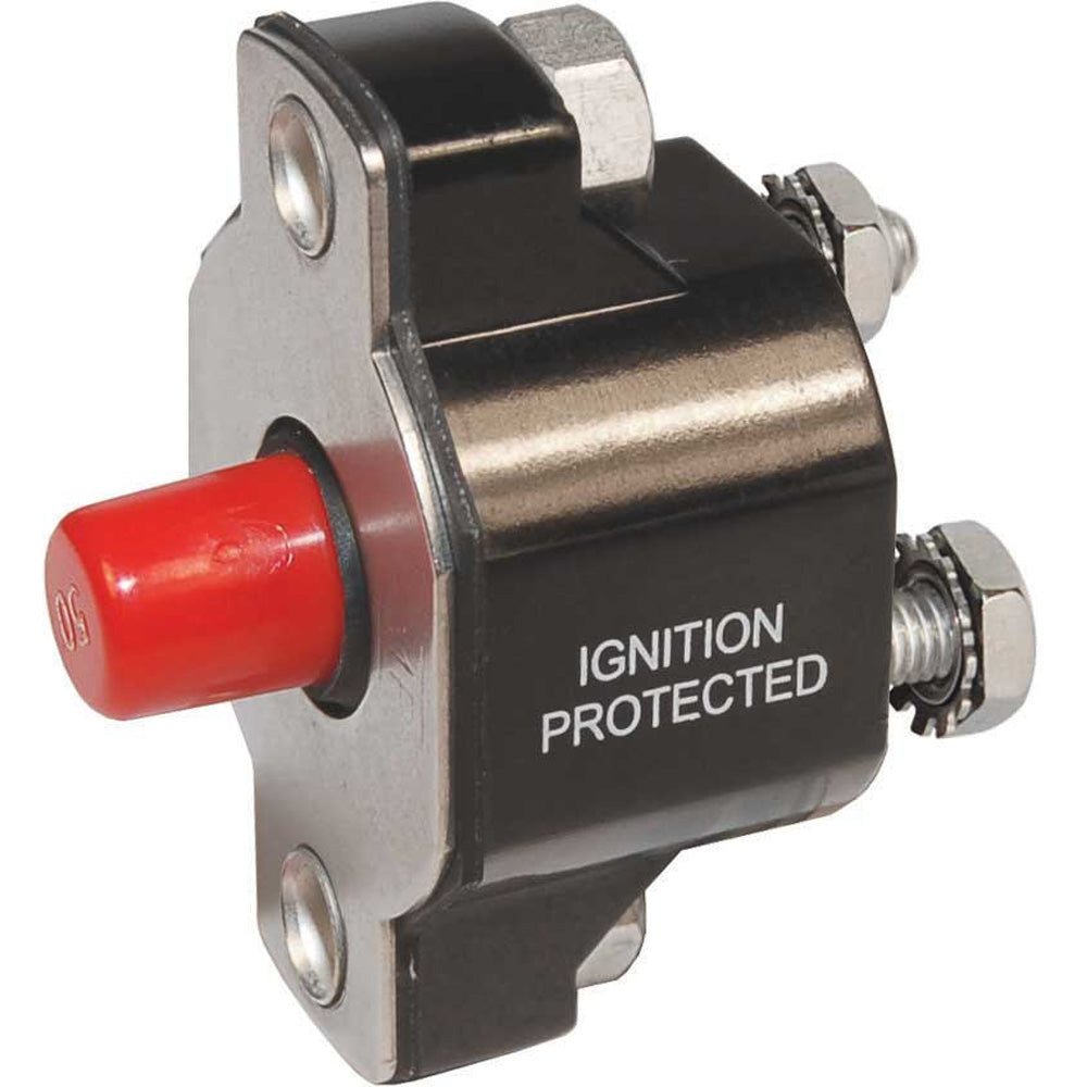 Blue Sea 2139 Medium Duty Push Button Reset-Only - 20A | SendIt Sailing