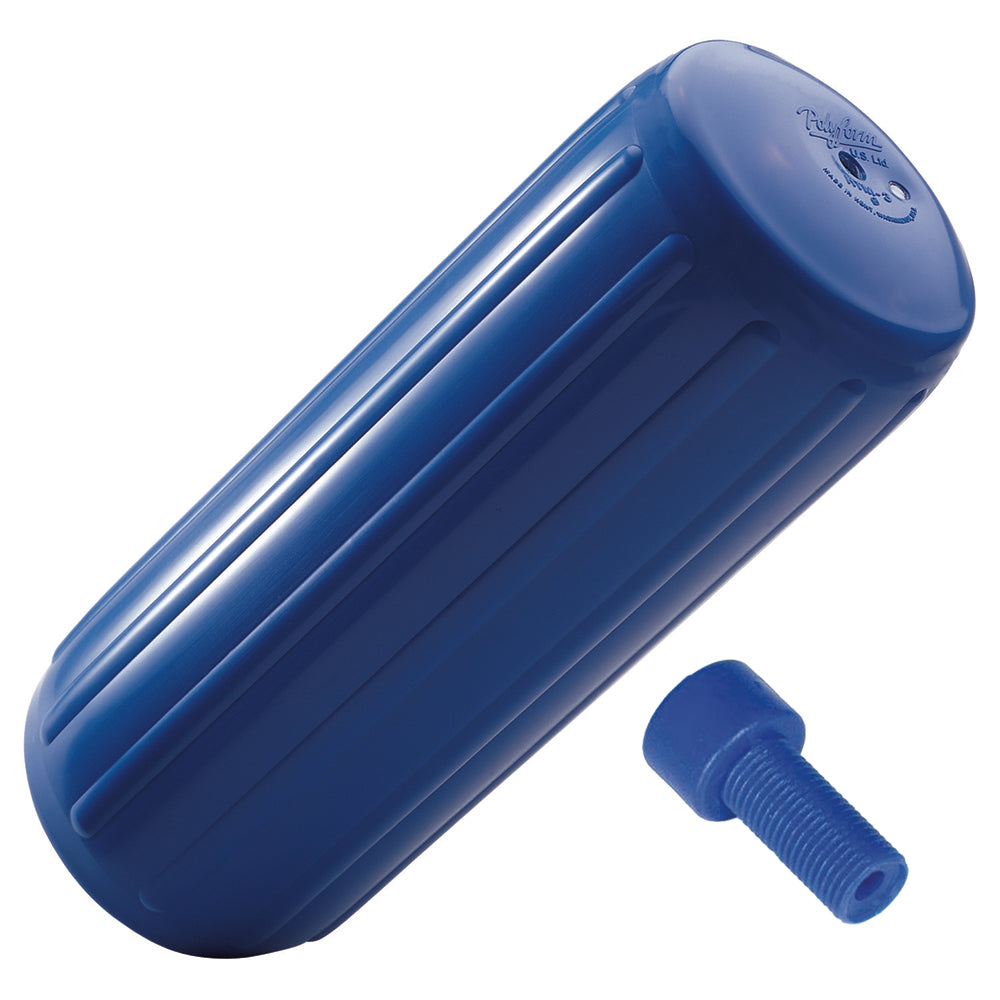Polyform HTM-2 Fender 8.5in x 20.5in - Blue with Adapter | SendIt Sailing
