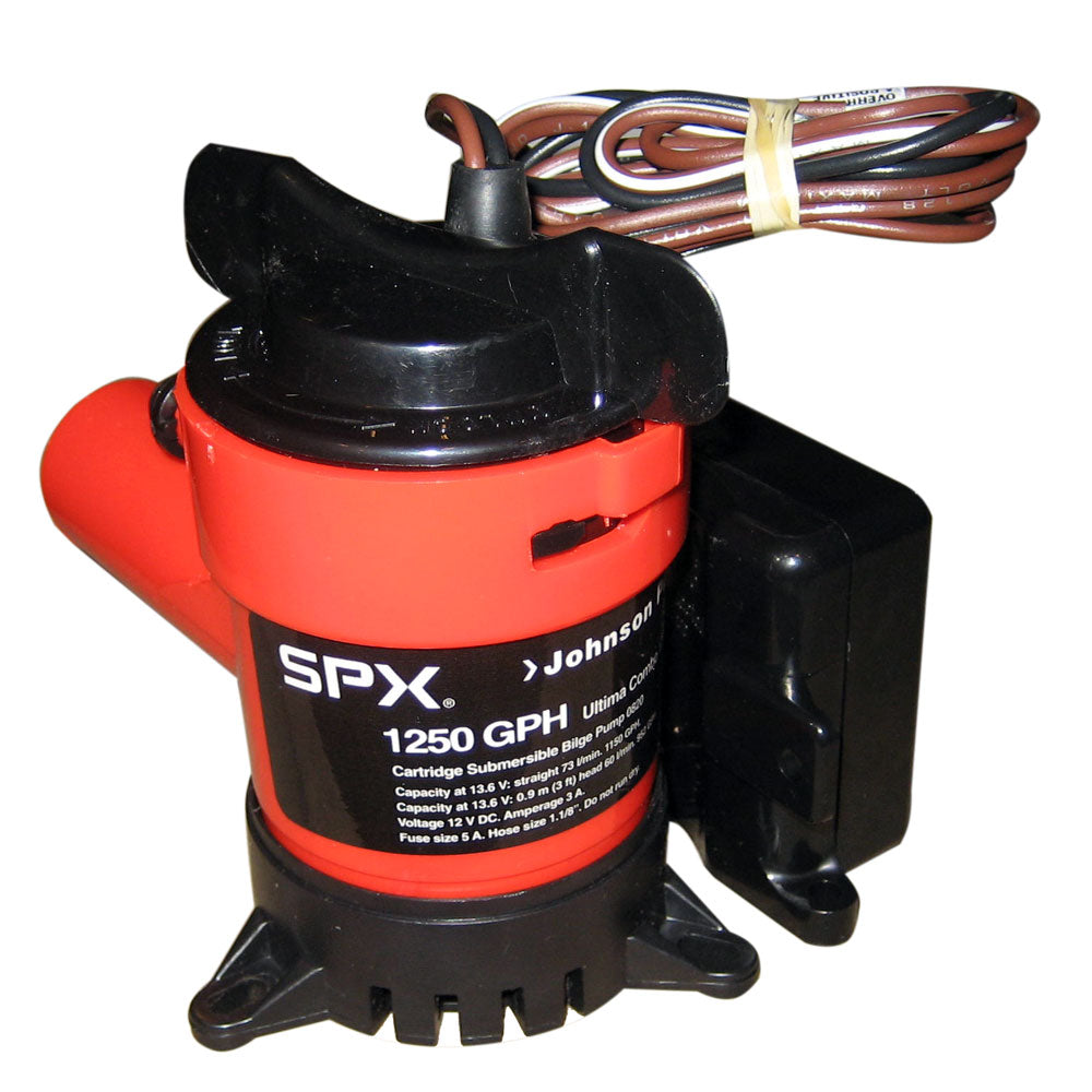 Johnson Pump 1250 GPH Ultima Combo Pump 1-1/8in Hose 12V | SendIt Sailing