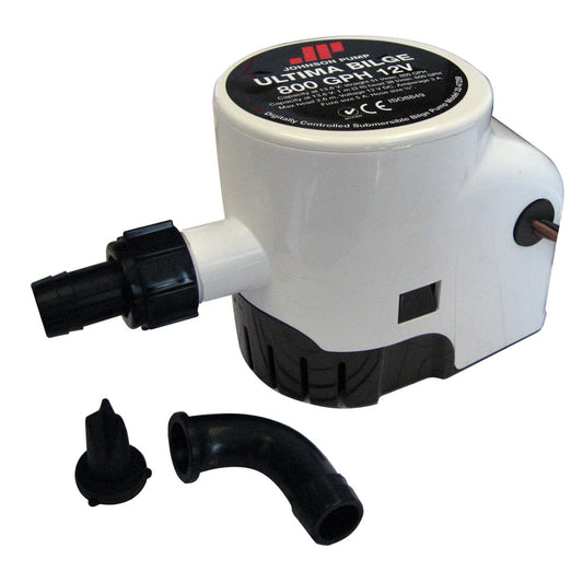 Johnson Pump Ultima Bilge 800 GPH 3/4in Hose Dura Ports | SendIt Sailing
