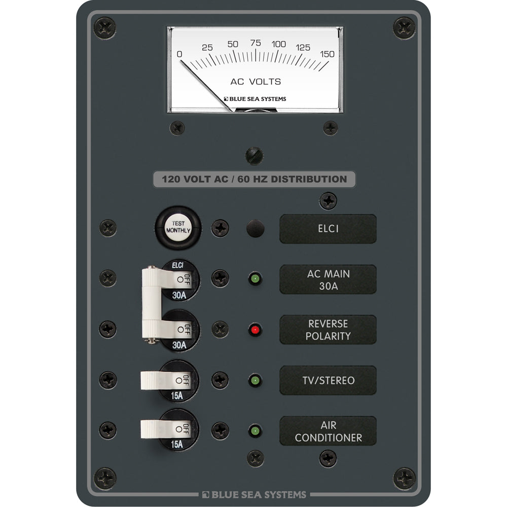 Blue Sea 8102 ELCI GFCI Panel AC 2 Position | SendIt Sailing