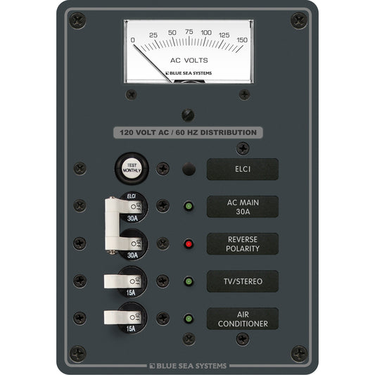Blue Sea 8102 ELCI GFCI Panel AC 2 Position | SendIt Sailing