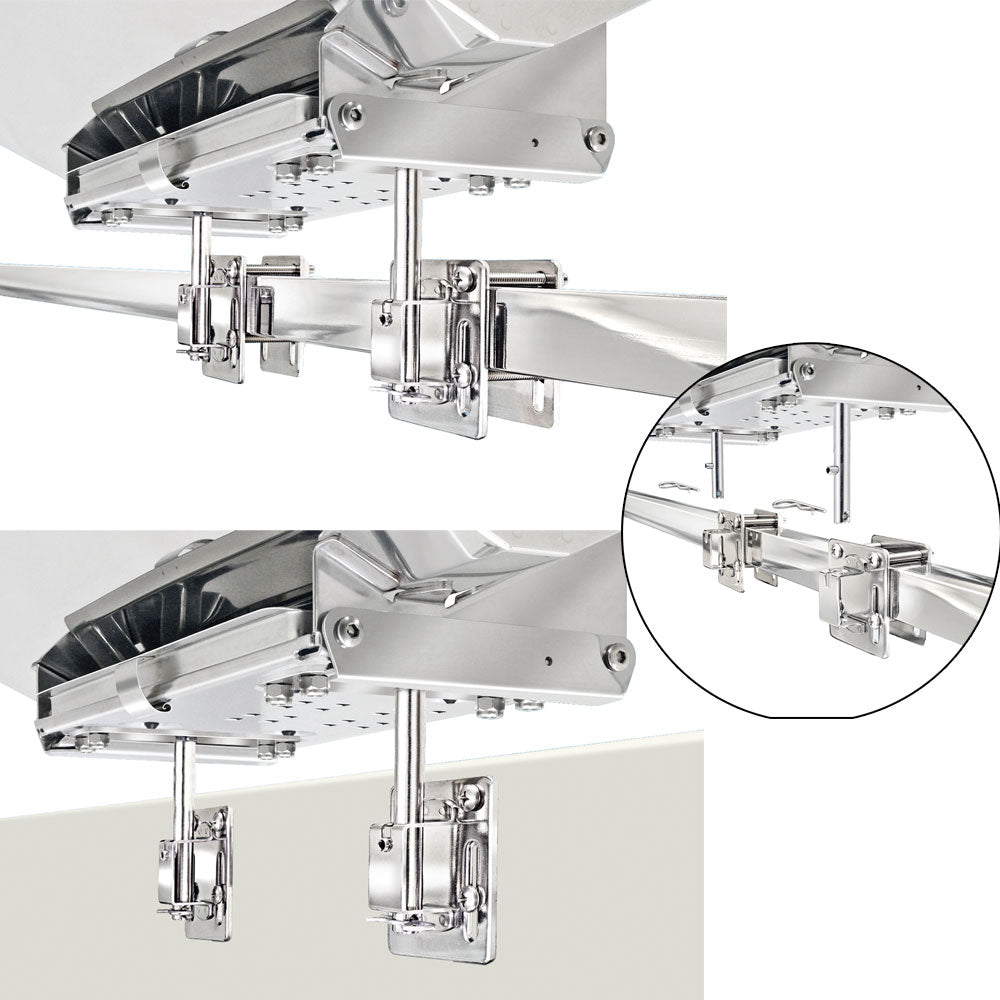 Magma Dual Side Bulkhead or Square/Flat Rail Mount | SendIt Sailing
