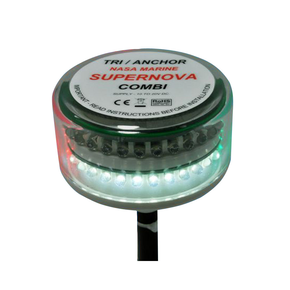 Clipper Supernova Combi LED Tricolor Masthead Anchor Light | SendIt Sailing