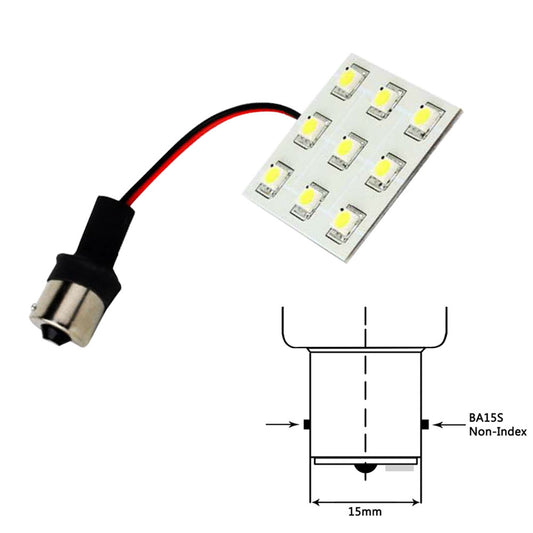 Lunasea Bayonet 9 LED Bulb BA15S - 12VAC or 10-30VDC/2with 149 Lumens - Warm White | SendIt Sailing