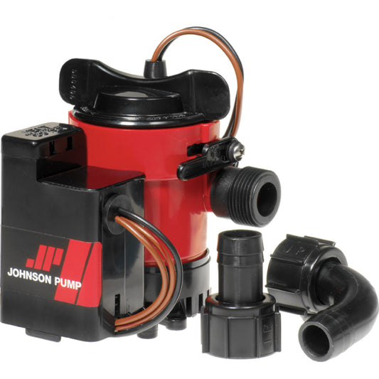 Johnson Pump Cartridge Combo 1000GPH Auto Bilge Pump with Switch - 12V | SendIt Sailing
