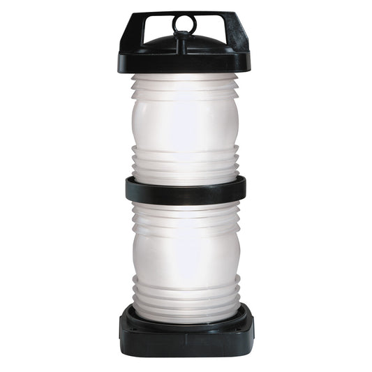 Perko Double Lens Navigation Light - Masthead Light - Black Plastic, White Lens | SendIt Sailing