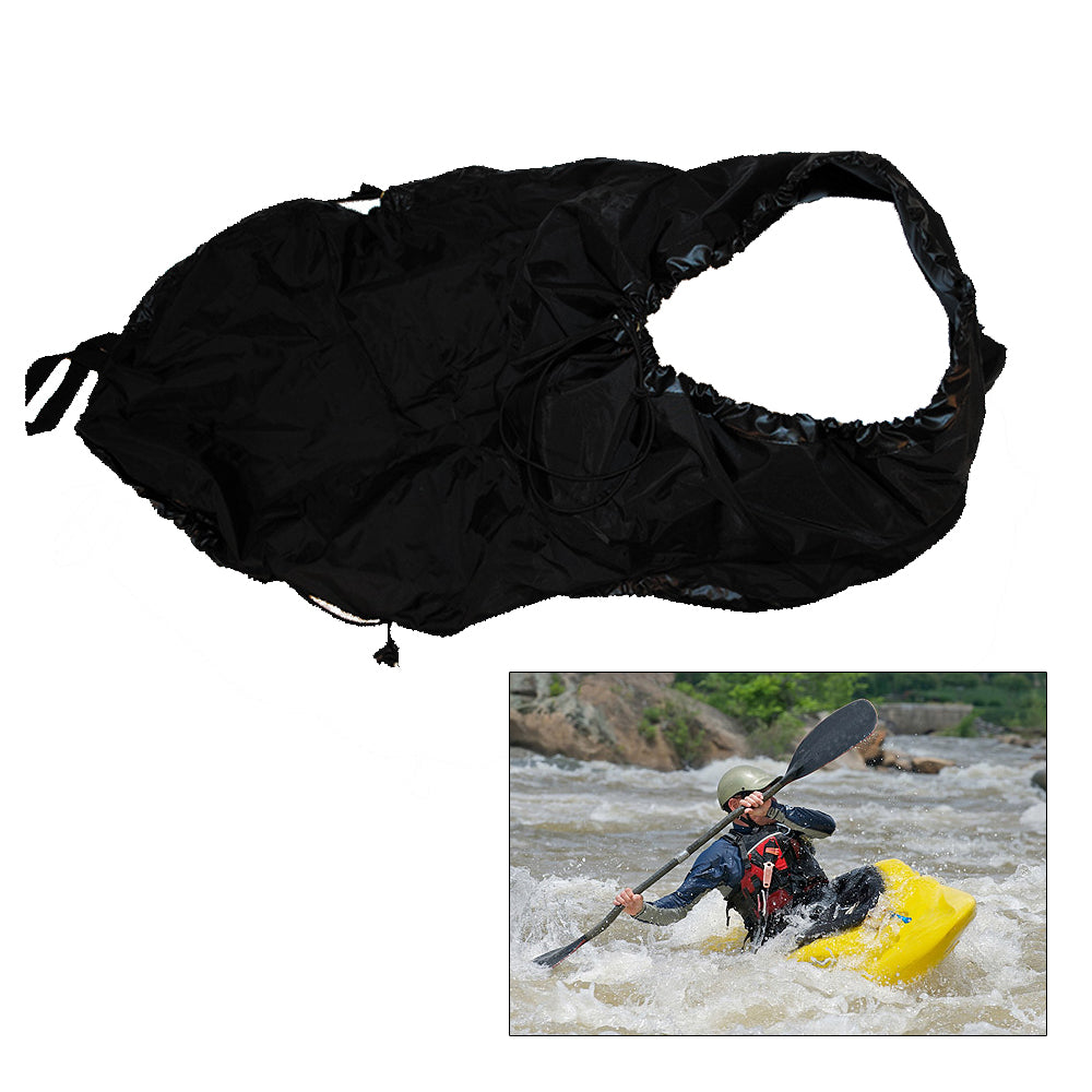 Attwood Universal Fit Kayak Spray Skirt - Black | SendIt Sailing