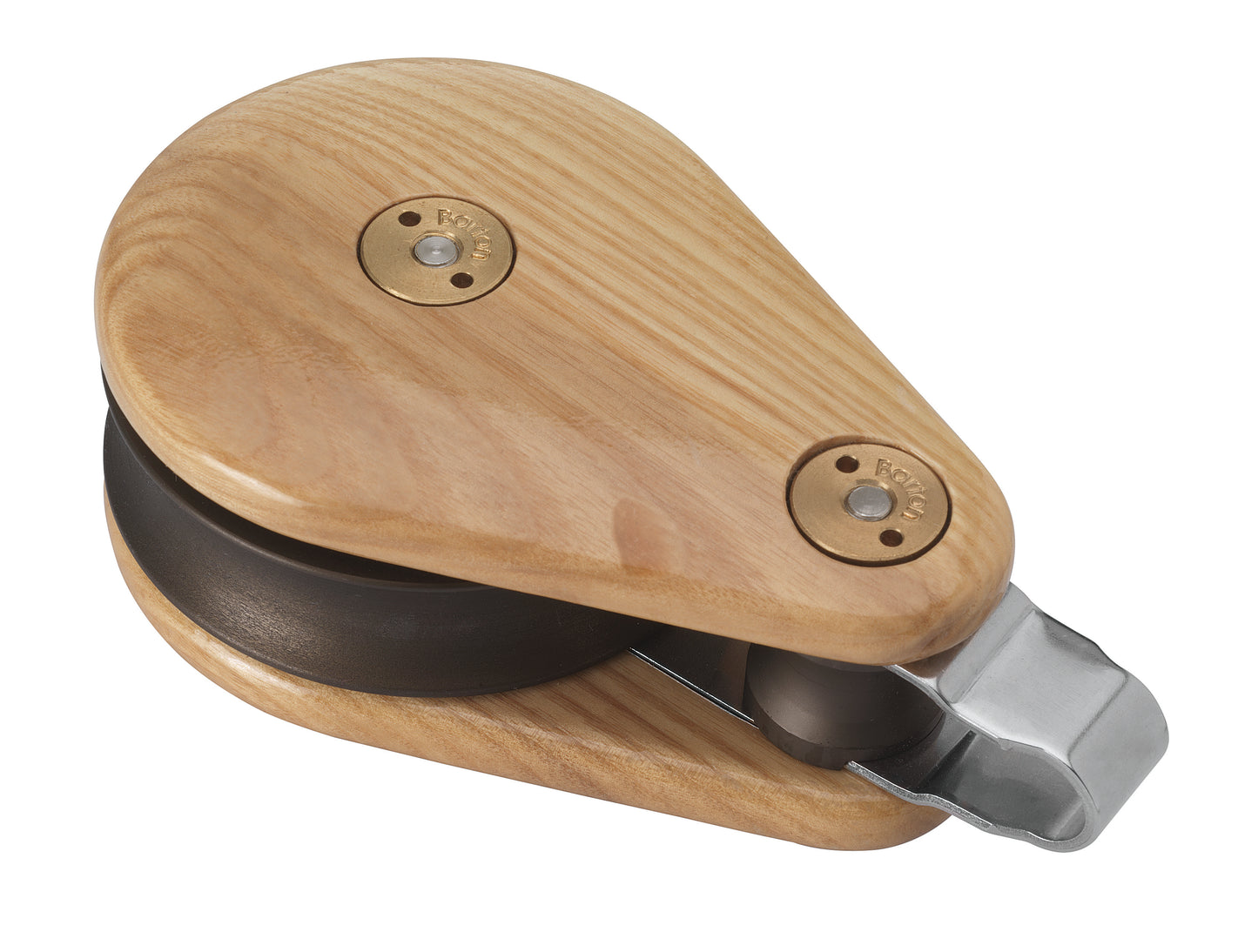 Barton Marine Wooden Block 80mm Single Fixed Eye | SendIt Sailing