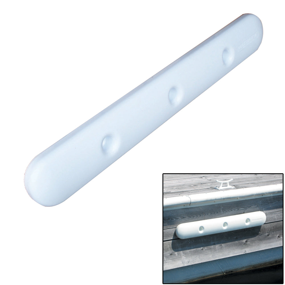 Dock Edge Ultragard 35in PVC Dock Cushion - White | SendIt Sailing