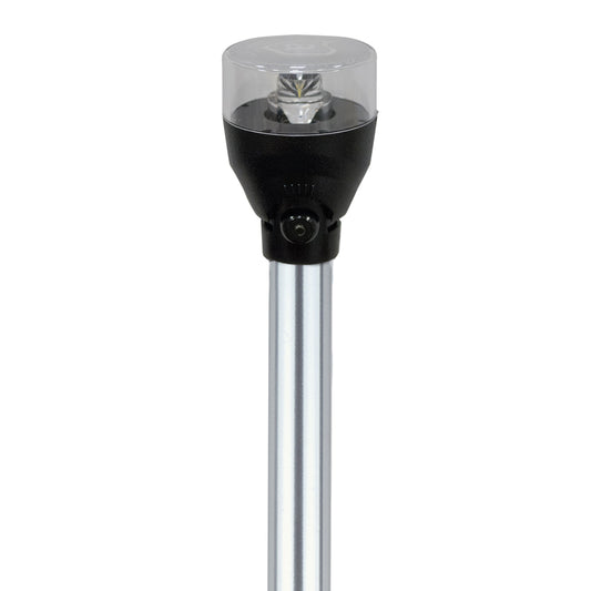 Attwood LED Articulating All Around Light - 24in Pole | SendIt Sailing