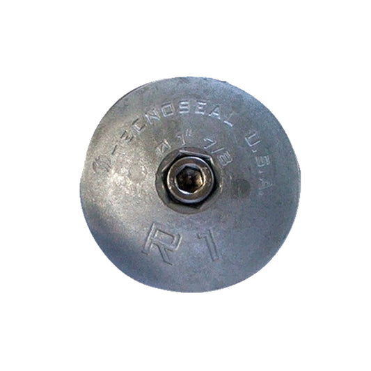 Tecnoseal R1AL Rudder Anode - Aluminum - 1-7/8in Diameter | SendIt Sailing