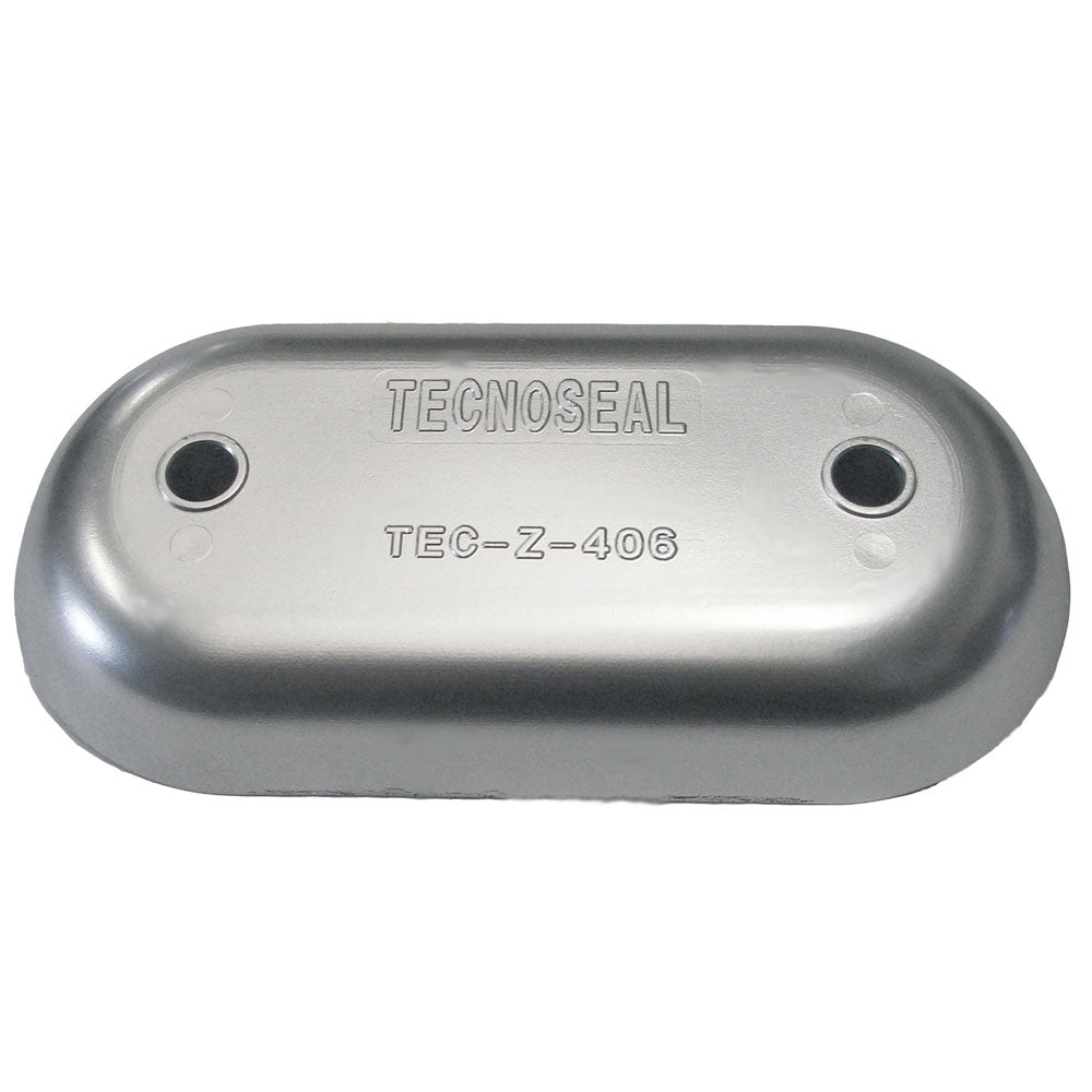Tecnoseal Z406 Hull Plate Anode - Zinc | SendIt Sailing