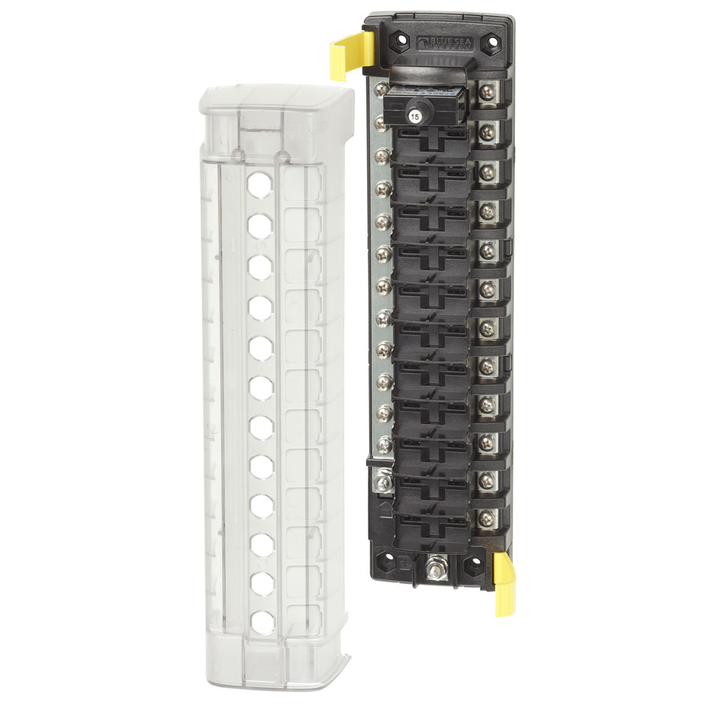 Blue Sea 5054 ST CLB Circuit Breaker Block - 12 Position with Negative Bus | SendIt Sailing