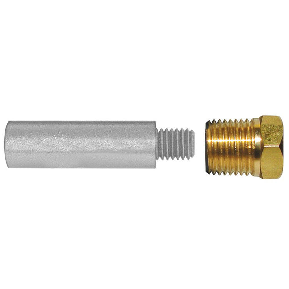 Tecnoseal E2 Pencil Zinc with Brass Cap | SendIt Sailing