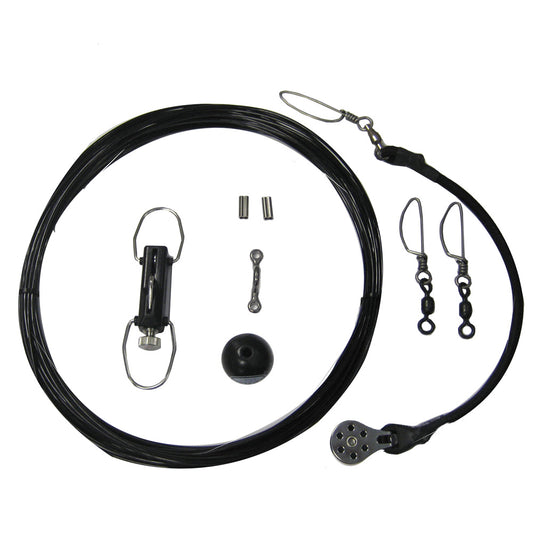 Rupp Center Rigging Kit with Klickers - Black Mono 45ft | SendIt Sailing