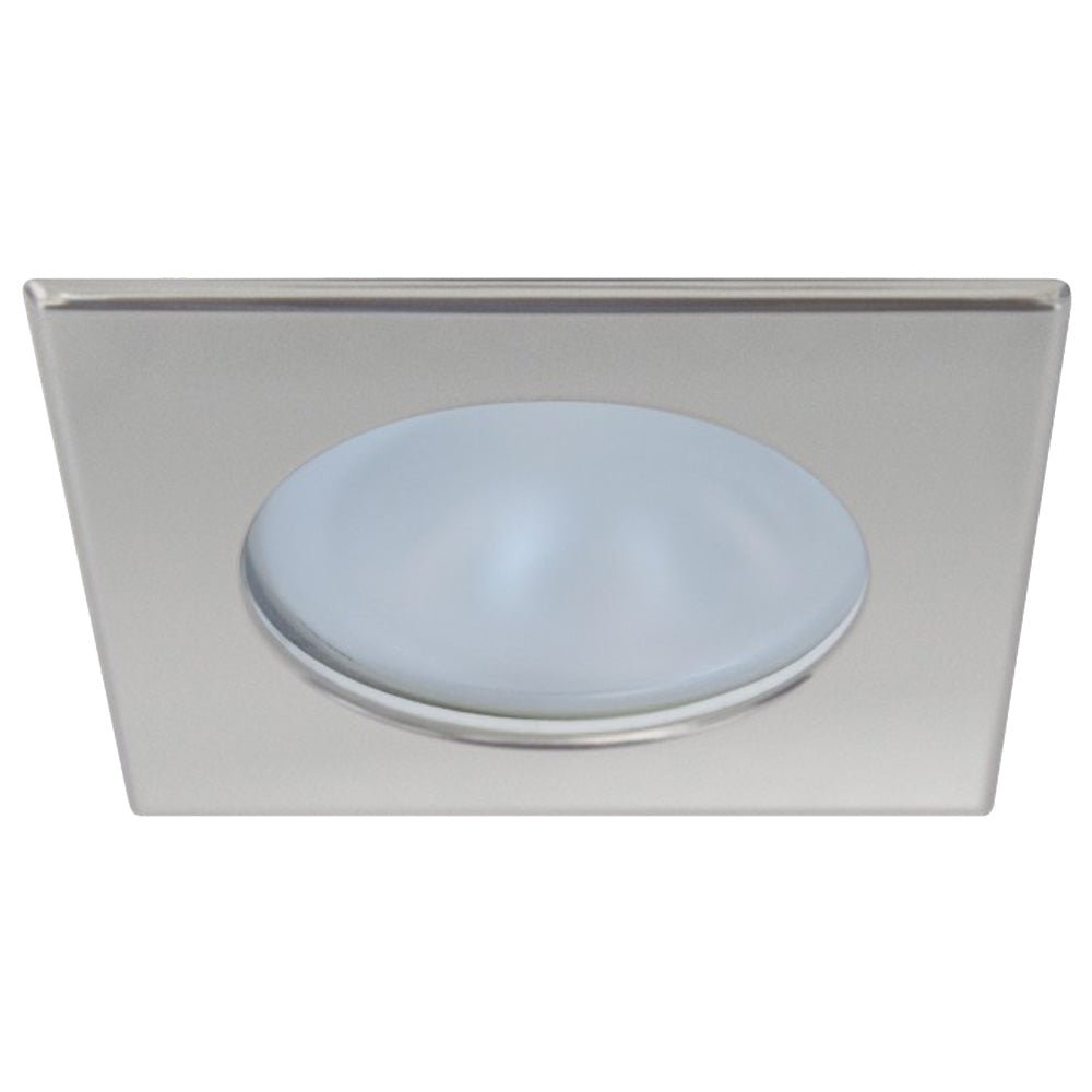 Quick Blake XP Downlight LED - 6W, IP66, Spring Mounted - Square Satin Bezel, Round Daylight Light | SendIt Sailing