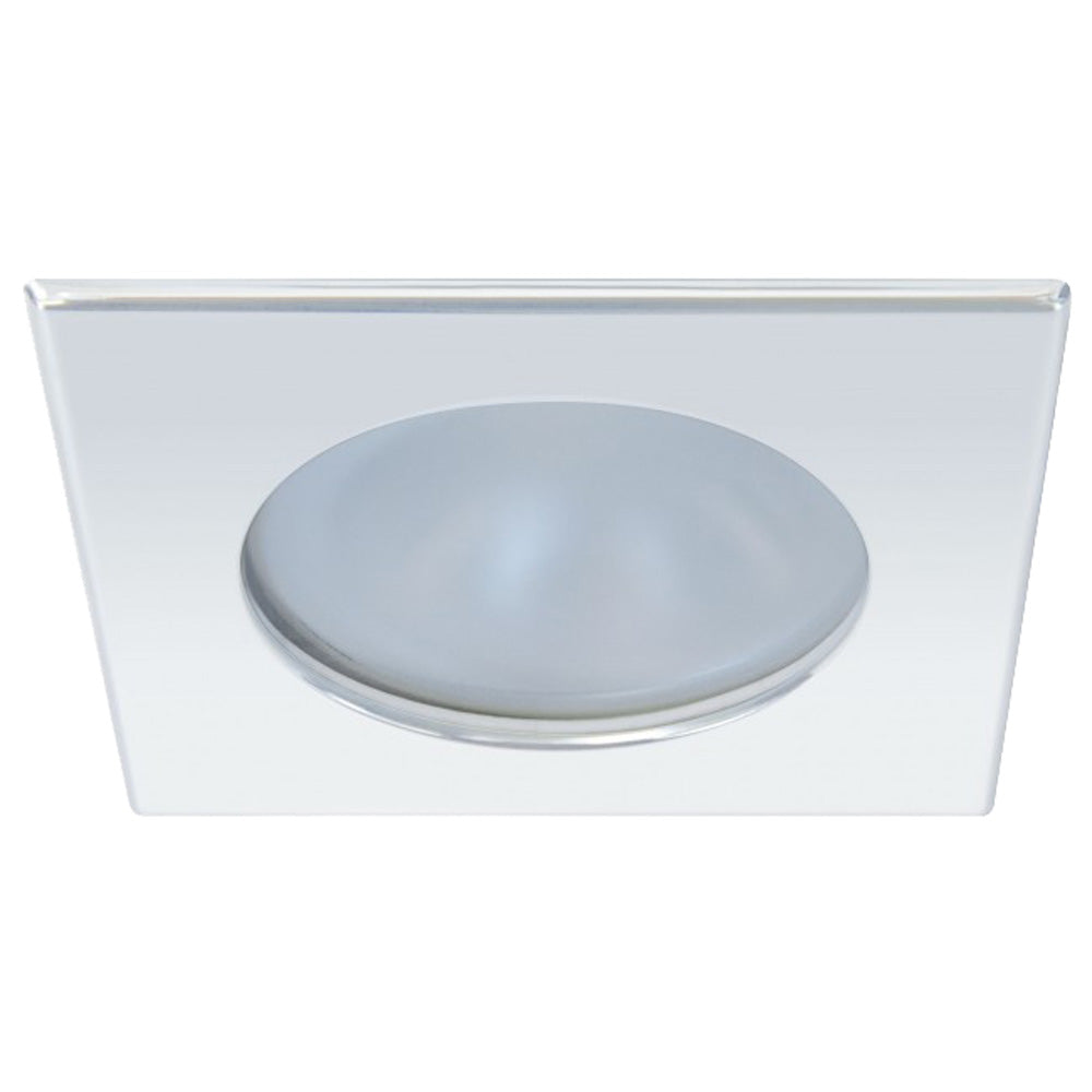 Quick Blake XP Downlight LED - 6W, IP66, Spring Mounted - Square Stainless Bezel, Round Daylight Light | SendIt Sailing