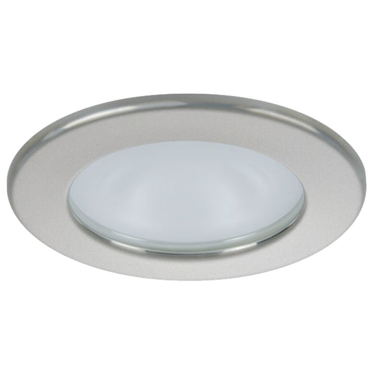 Quick Kai XP Downlight LED - 6W, IP66, Spring Mounted - Round Satin Bezel, Round Daylight Light | SendIt Sailing