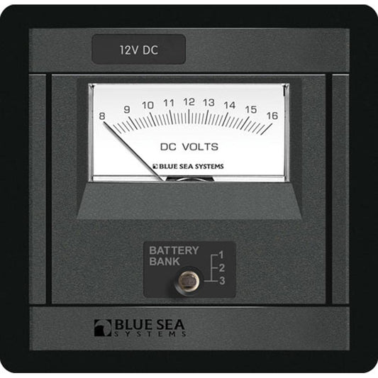Blue Sea 1473 DC Analog Voltmeter Panel | SendIt Sailing