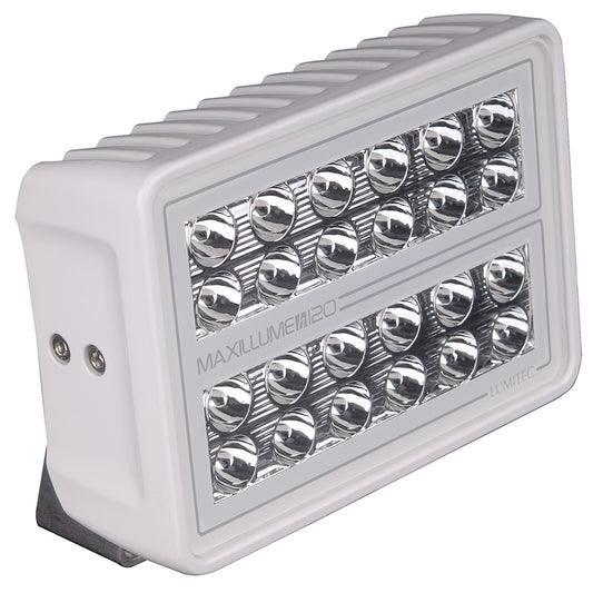 Lumitec Maxillume h120 - Trunnion Mount Flood Light - White Housing - White Dimming | SendIt Sailing