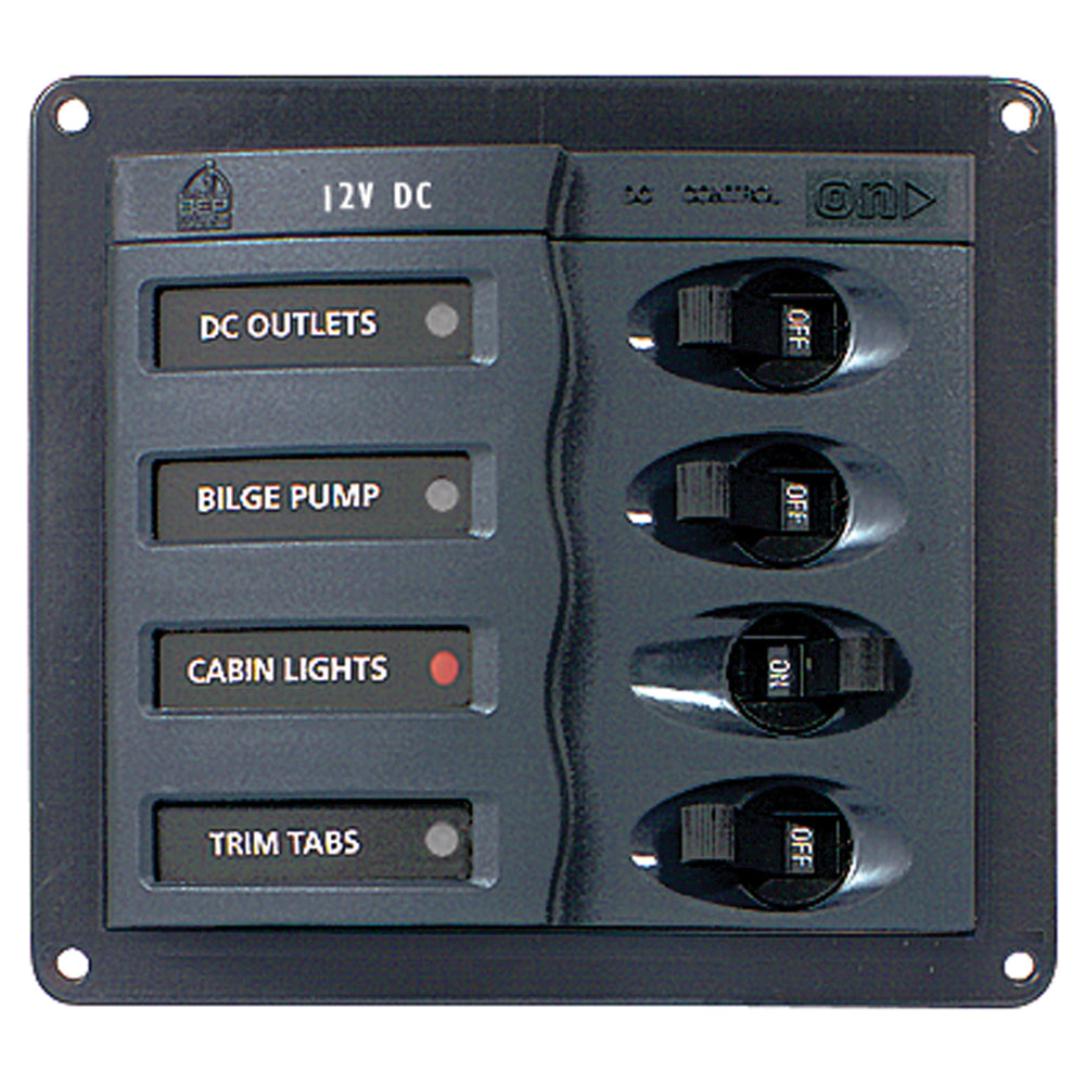 BEP Circuit Breaker Panel - 4-Way | SendIt Sailing