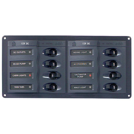 BEP DC Panel - 8-Way - Horizontal | SendIt Sailing