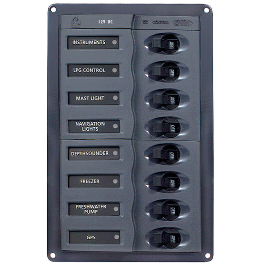 BEP DC Panel - 8-Way - Vertical | SendIt Sailing