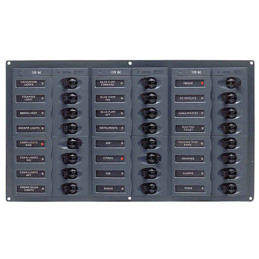 BEP DC Panel - 24-Way - No Meter | SendIt Sailing