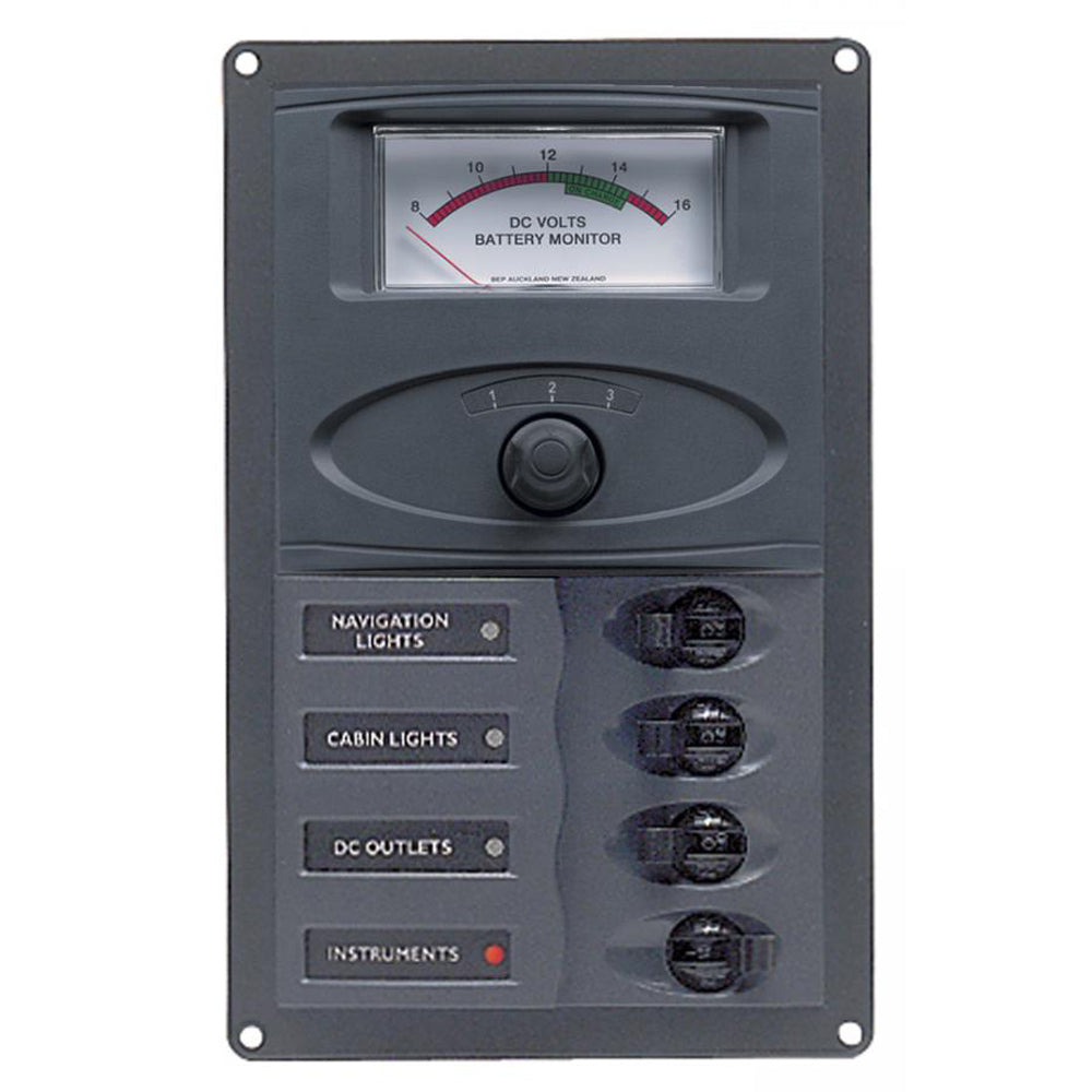 BEP Panel 4SP DC12V Analog Vertical | SendIt Sailing