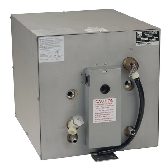 Whale Seaward 11 Gallon Hot Water Heater with Front Heat Exchanger - Galvanized Steel - 120V - 1500W | SendIt Sailing