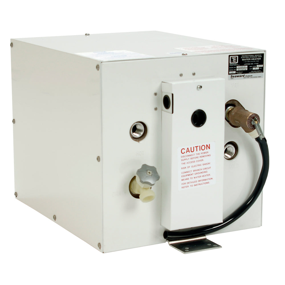 Whale Seaward 6 Gallon Hot Water Heater with Rear Heat Exchanger - White Epoxy - 120V - 1500W | SendIt Sailing